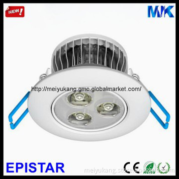 CE&ROHS,2 years Warranty 3*1 W Epistar led 9V 3W LED Ceiling Lamps